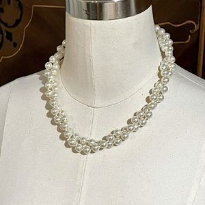 Two Vintage Faux Pearl Necklaces